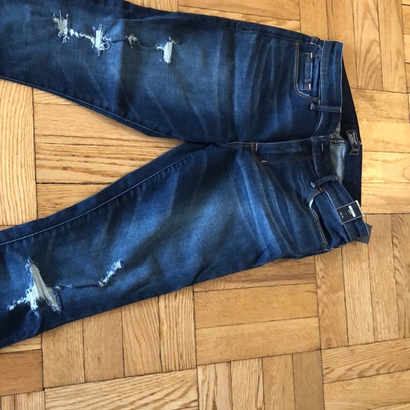 Abercrombie Harper ripped skinny ankle jean - Picture 2 of 5